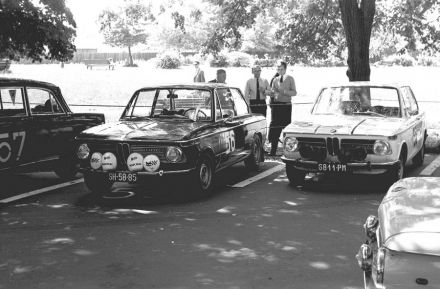 Henryk Ruciński i Czesław Murawski, Antoni Weiner i Jan Karel – BMW 1600 Ti.